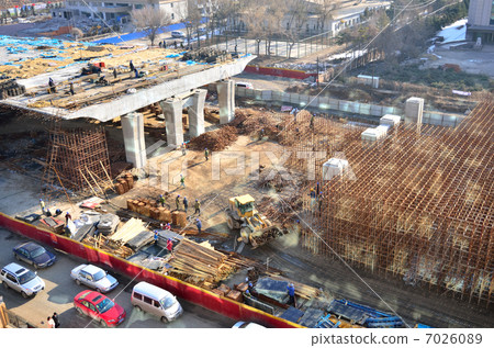 Road construction 7026089