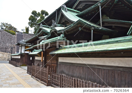 "Dogo Onsen Honkan" seen from the east side (Dogo Yunocho, Matsuyama City, Ehime Prefecture) "Dogo Onsen Honkan" seen from the east side (Dogo Yunocho, Matsuyama City, Ehime Prefecture) 7026364