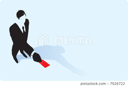 Businessman with card Businessman with card 7026722