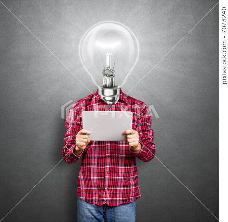 Lamp Head Man With Touch Pad 7028240