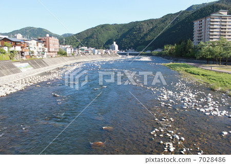 從Gero橋的Hida河 7028486