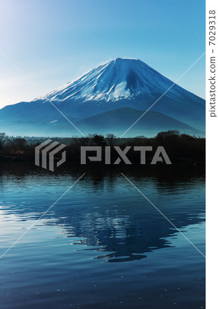 Mount Fuji seen from Lake Shoin 7029318