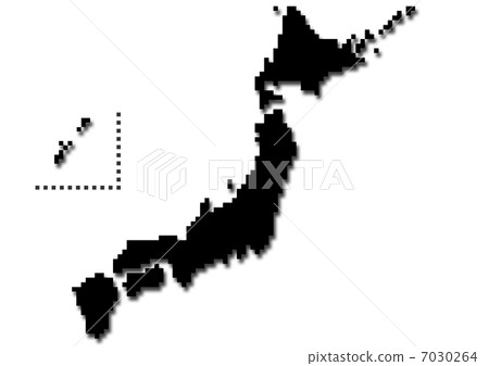Japan map (white back) 7030264