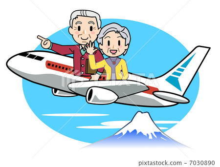 老夫妻 - 海外旅行 7030890