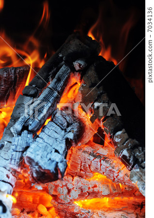Burning down fire Burning down fire 7034136