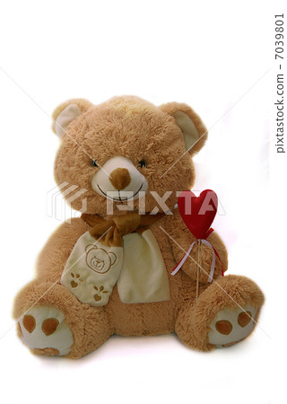 toy bear with red heart toy bear with red heart 7039801