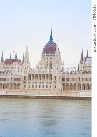 facade of parliament, Hungary 7040536