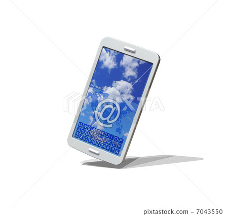 Smartphone floating in the air 7043550