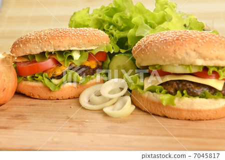 Tasty hamburger Tasty hamburger 7045817