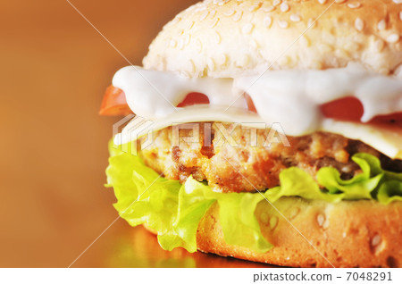 sandwich with cutlet sandwich with cutlet 7048291