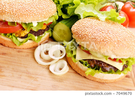 Tasty hamburger Tasty hamburger 7049670