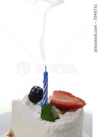 piece of cake with candle 7049732