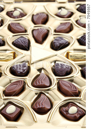different chocolate in box 7049867
