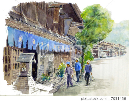 Naraijiri Shikotsu-machi Nakasendo-daimei觀光 7051436