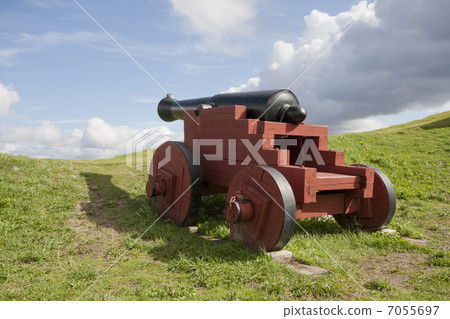 Old cannon at Fredriksten Fortress (Halden, Norway) 7055697