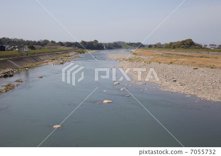 Flow in the Yamakuni River downstream area 7055732