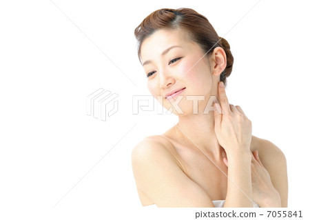 我把手放在美容,肩膀,脖子上 我把手放在美容,肩膀,脖子上 7055841