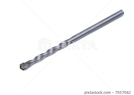Drill bit for concrete processing isolated  on white 7057082