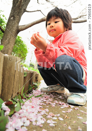 櫻花和女兒 7060819
