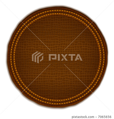 Brown Leather Label Brown Leather Label 7065656