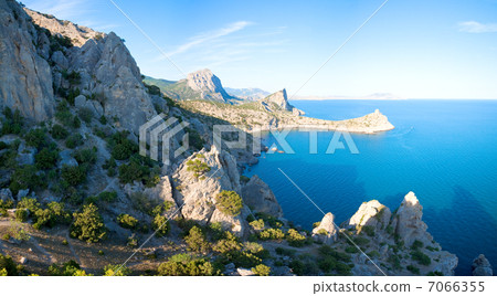 Coastline of "Novyj Svit" reserve (Crimea, Ukraine) Coastline of "Novyj Svit" reserve (Crimea, Ukraine) 7066355