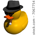 Hard-boiled rubber duck 7067754