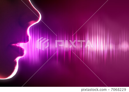 Sound wave illustration Sound wave illustration 7068229