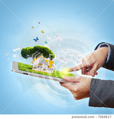 digital metropolis - Stock Illustration [7068617] - PIXTA