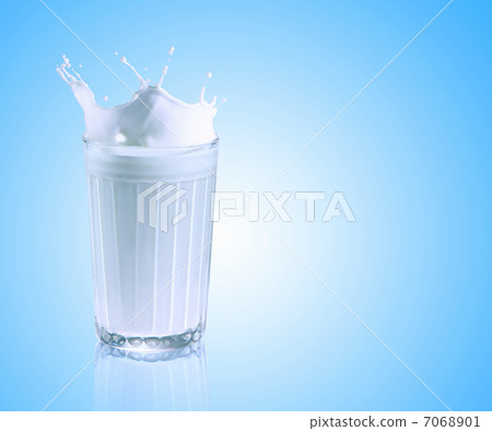 Fresh milk in the glass Fresh milk in the glass 7068901
