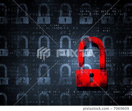 security concept with a lock security concept with a lock 7069609
