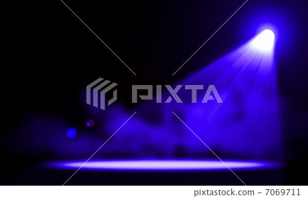 Stage lights. illustration. 7069711