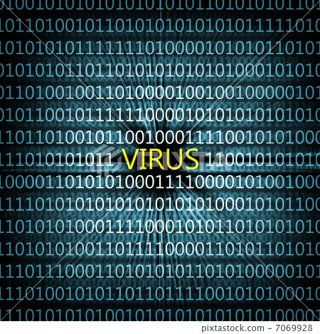 computer virus symbol 7069928