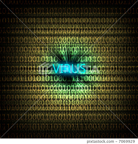 computer virus symbol 7069929