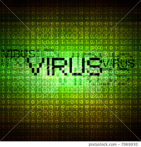 computer virus symbol 7069930