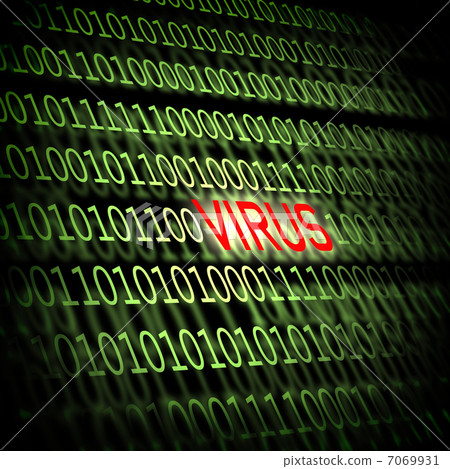 computer virus symbol 7069931