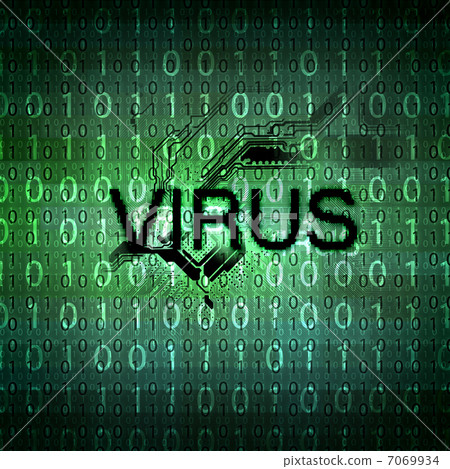 computer virus symbol 7069934