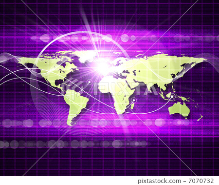 Abstract image of a social network Abstract image of a social network 7070732