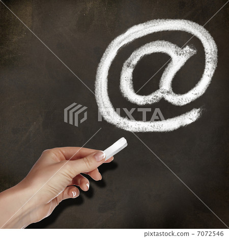 School blackboard and email symbol School blackboard and email symbol 7072546