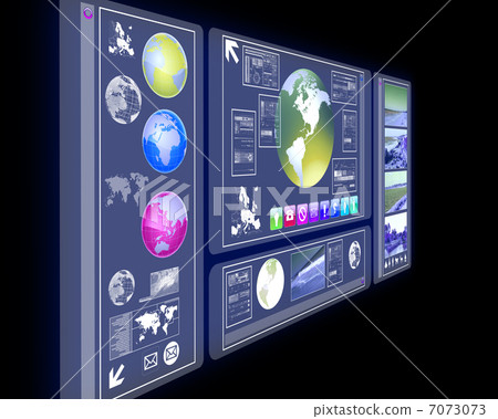 GPS navigator display GPS navigator display 7073073