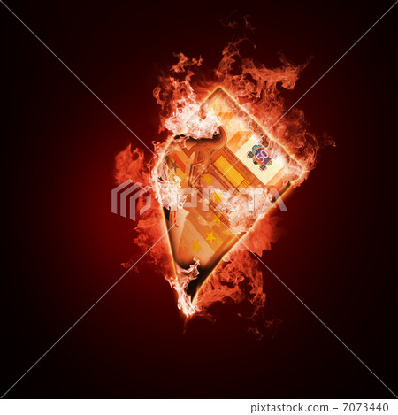 Banknotes open arms fire 7073440