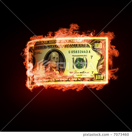 Banknotes open arms fire 7073460