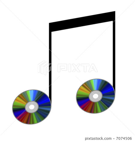 CD pattern notes - Stock Illustration [7074506] - PIXTA