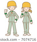 Factory work staff 7074716