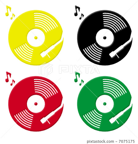 Illustration of a record Illustration of a record 7075175