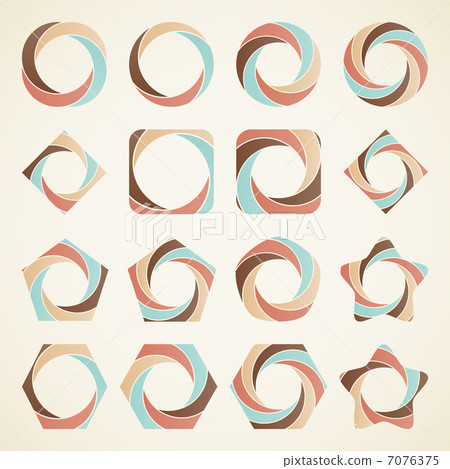 Abstract design elements, Abstract design elements, 7076375