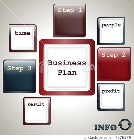 vector business plan template vector business plan template 7076379
