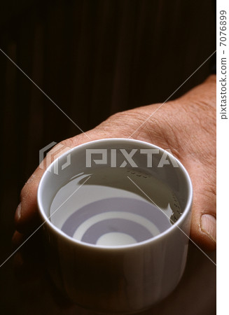 Japanese sake liquor 7076899