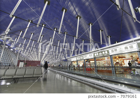 Shanghai Pudong International Airport departure lobby Shanghai Pudong International Airport departure lobby 7079161