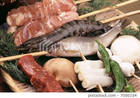 Grilled fried food Grilled fried food 7080184