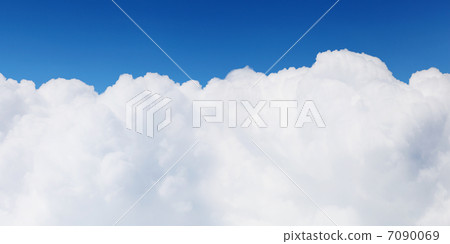 blue sky and sun. 7090069